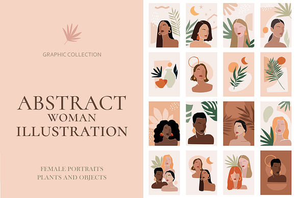 Abstract Woman Illustrations Prints in Illustrations - product preview 6
