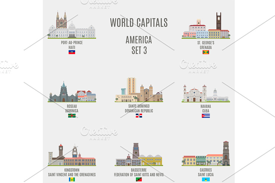 World capitals. America  # 3