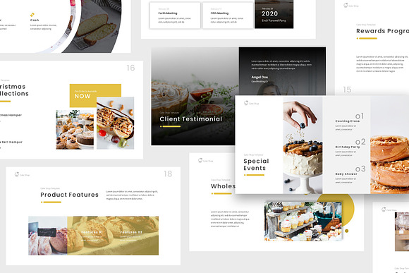 Cake Shop Powerpoint Presentation in PowerPoint Templates - product preview 3