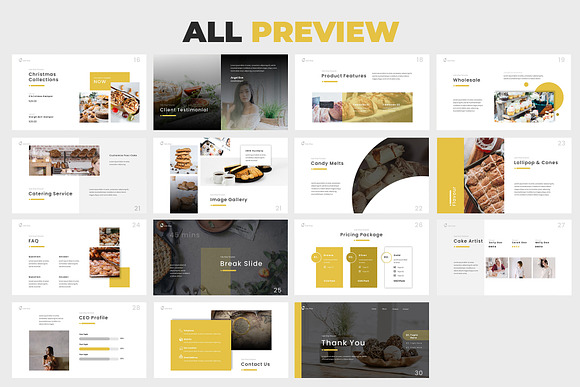 Cake Shop Powerpoint Presentation in PowerPoint Templates - product preview 5