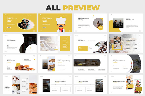 Cake Shop Keynote Presentation in Keynote Templates - product preview 4