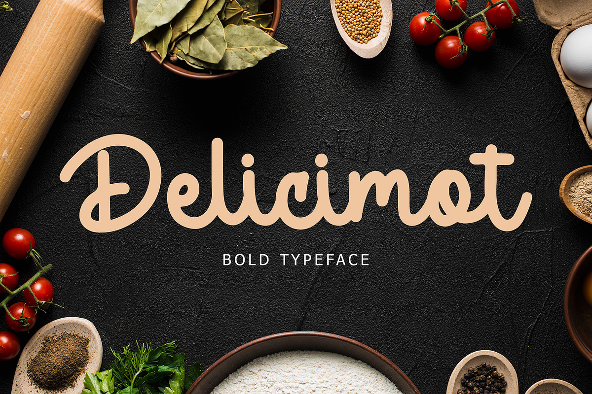 Delicimot Delicious Script Font in Script Fonts - product preview 8
