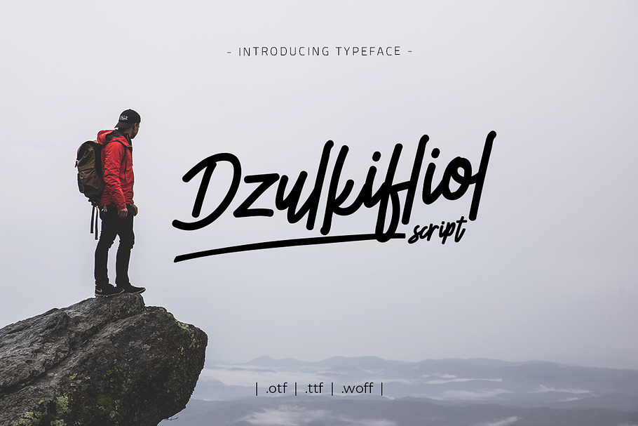 Dzulkifliol Script Font in Script Fonts - product preview 8