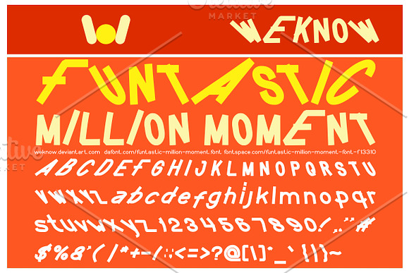 funtastic million moment in Display Fonts - product preview 3