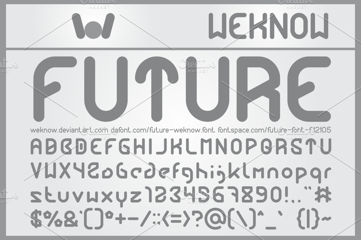 future font in Display Fonts - product preview 8
