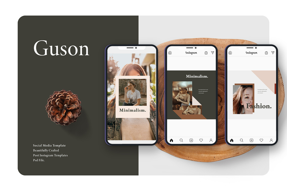 Guson Social Media Brand Post in Instagram Templates - product preview 8