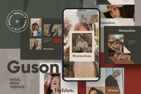 Guson Social Media Brand Post in Instagram Templates - product preview 2