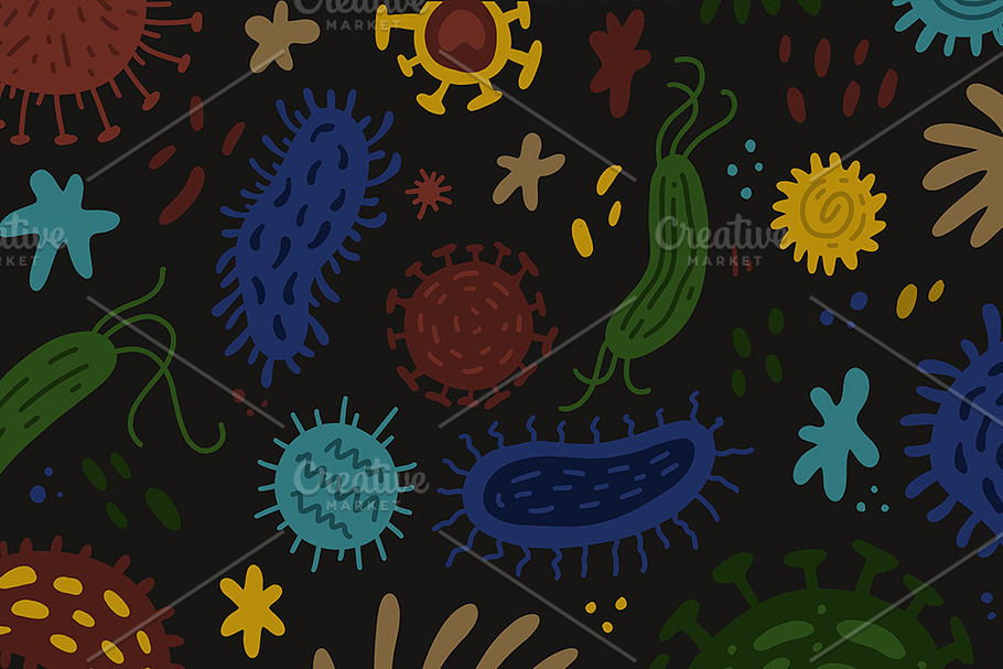 Viruses Pack - 15 Illustrations