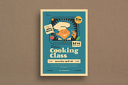 Online Cooking Class Flyer Set