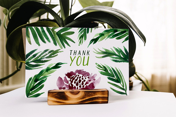 Thank you card printable in Postcard Templates - product preview 2