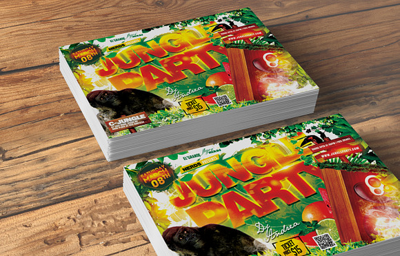 Jungle Party Flyer in Flyer Templates - product preview 2