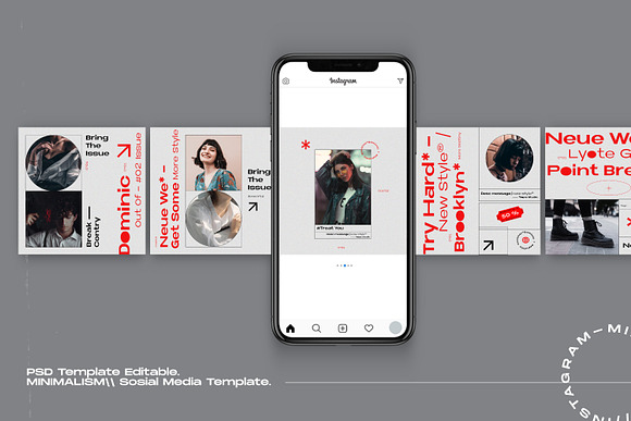 Dominic - Social Media Kit in Instagram Templates - product preview 1