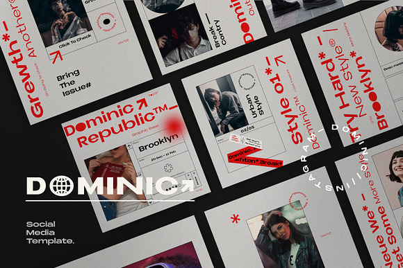 Dominic - Social Media Kit in Instagram Templates - product preview 4