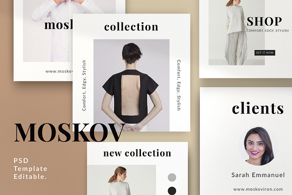 Moskov - Collection Social Media Kit in Instagram Templates - product preview 10