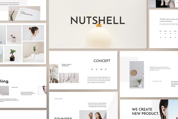 NUTSELL - Clean Minimal Google Slide in Google Slides Templates - product preview 9