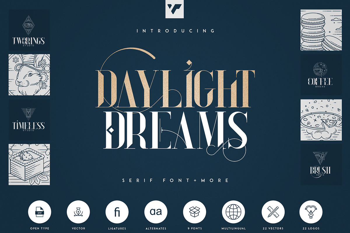 Daylight Dreams - Serif Font + Extra in Serif Fonts - product preview 8