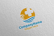 Cross Wave Medical Hospital Logo 32