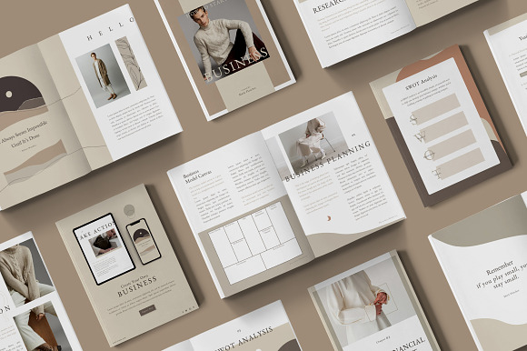 CANVA PS eBook Fashionpreneur in Magazine Templates - product preview 1
