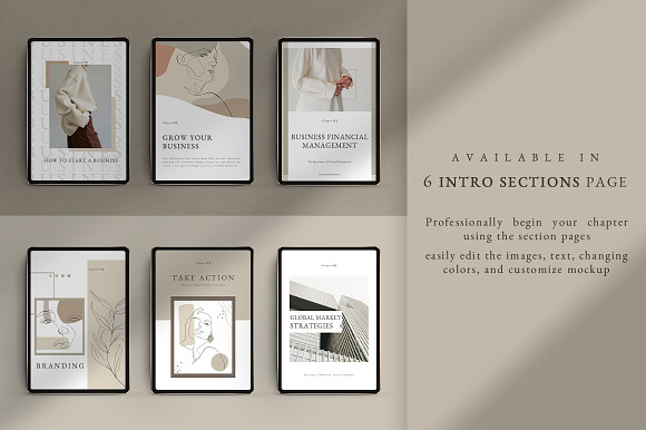 CANVA PS eBook Fashionpreneur in Magazine Templates - product preview 6
