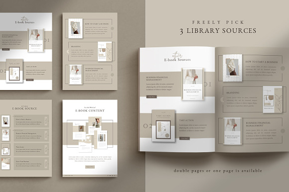 CANVA PS eBook Fashionpreneur in Magazine Templates - product preview 10
