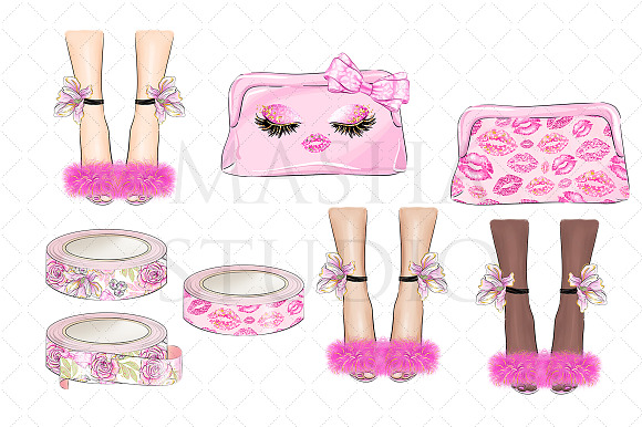 PINKAHOLIC Bonus Clipart in Illustrations - product preview 1