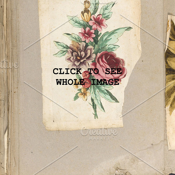 Vintage Floral Wallpapers in Textures - product preview 3