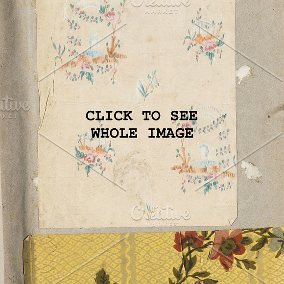 Vintage Floral Wallpapers in Textures - product preview 8