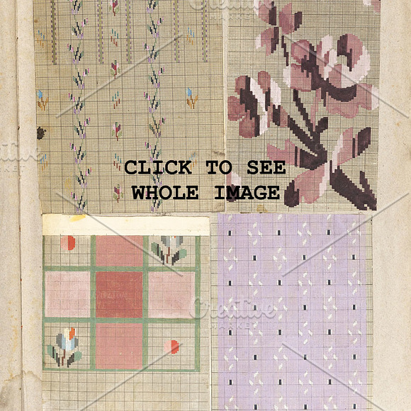 Vintage Floral Wallpapers in Textures - product preview 11
