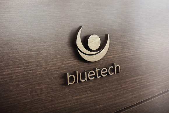 Blue Tech Logo in Logo Templates - product preview 6