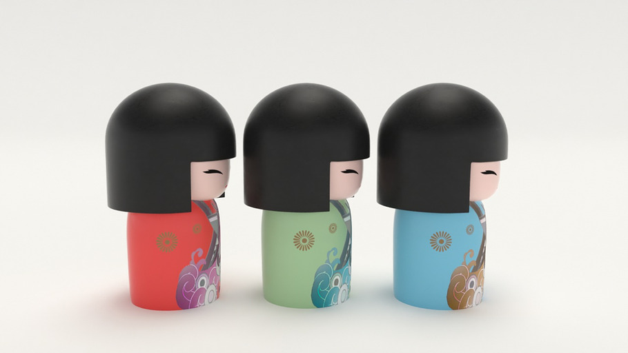 Japanese Wooden Dolls in People - product preview 7