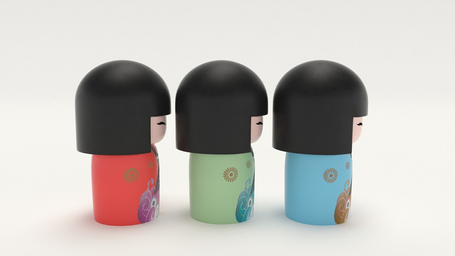 Japanese Wooden Dolls in People - product preview 8