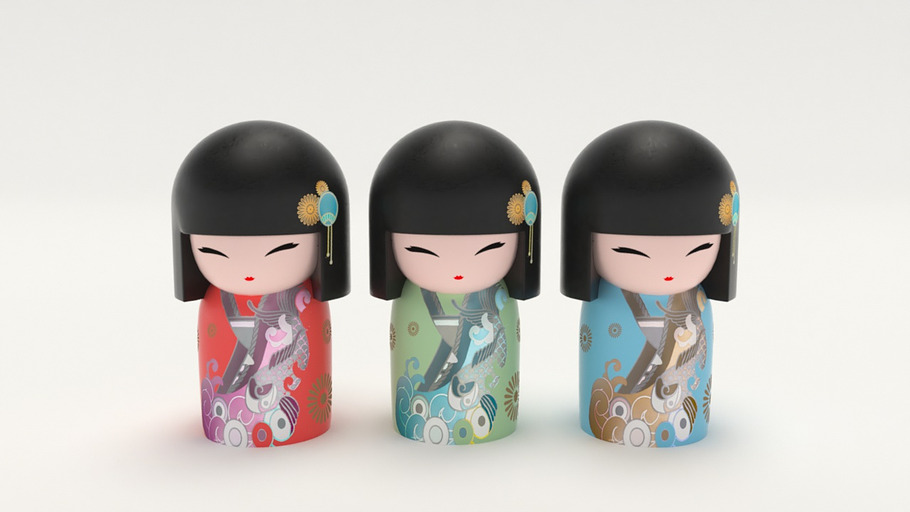 Japanese Wooden Dolls in People - product preview 23
