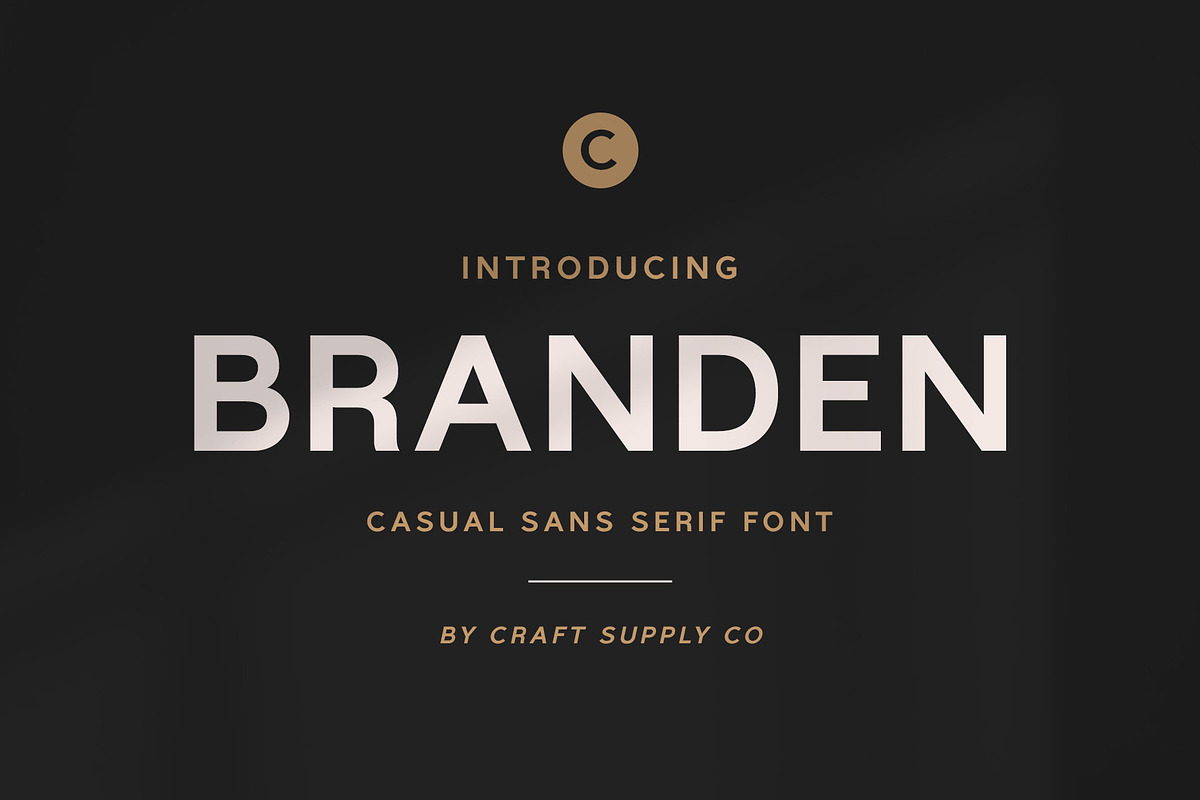 Branden - Casual Sans Serif Font in Sans-Serif Fonts - product preview 8