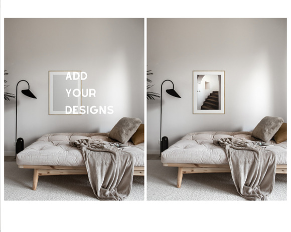Frame mockup, gallery frame mockup in Product Mockups - product preview 1