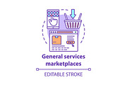 General services marketplaces icon