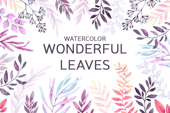 Floral bundle | Watercolor SALE in Illustrations - product preview 6