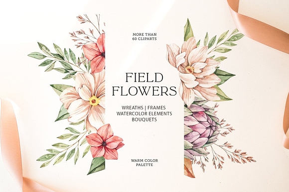 Floral bundle | Watercolor SALE in Illustrations - product preview 14