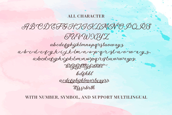 Kaluna Lovely Script in Script Fonts - product preview 6