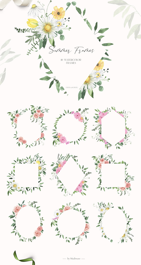 Summer Floral Fields collection in Illustrations - product preview 4