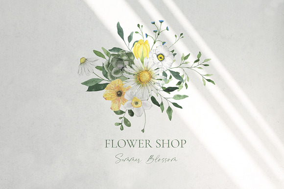 Summer Floral Fields collection in Illustrations - product preview 7