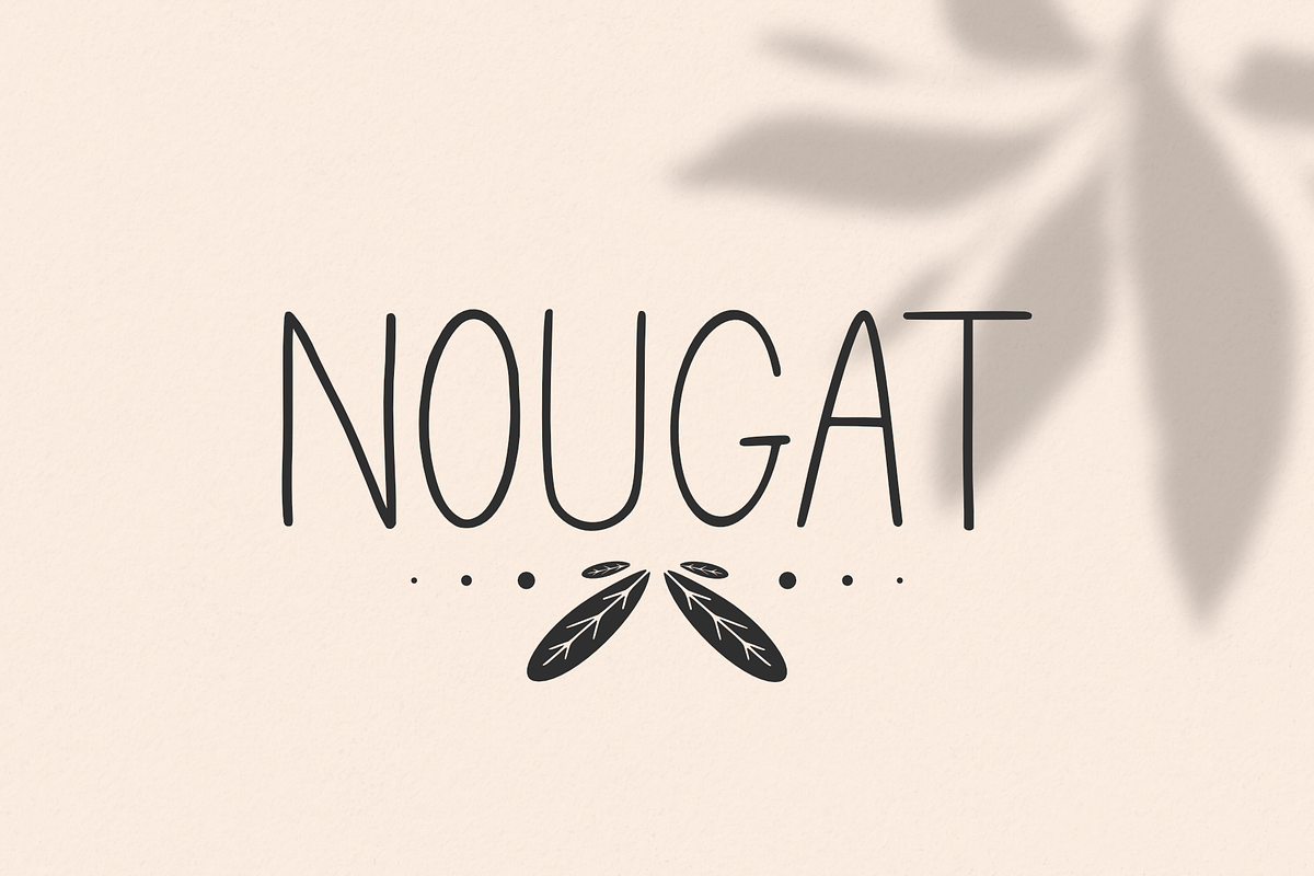 The Nougat Font in Sans-Serif Fonts - product preview 8