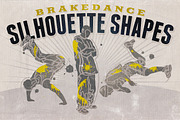 Silhouette shapes - Brakedance