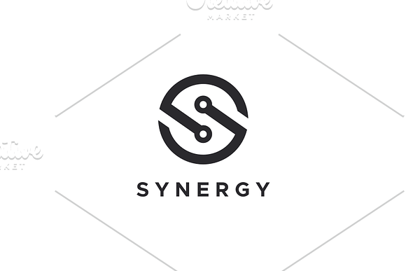 Synergy - Letter S Logo in Logo Templates - product preview 2