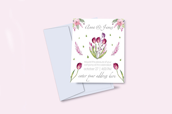 4 Save The Date Invitations Template in Card Templates - product preview 1