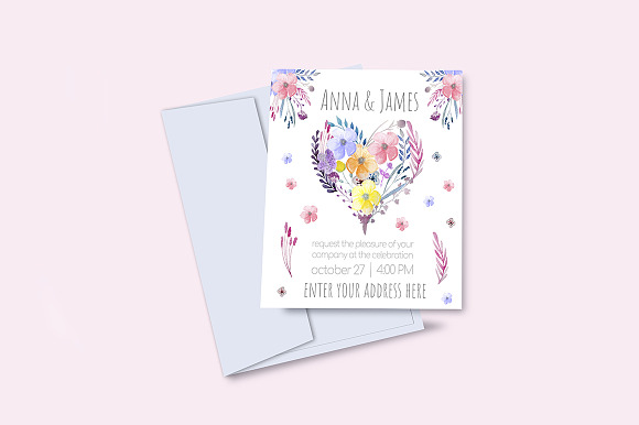 4 Save The Date Invitations Template in Card Templates - product preview 2