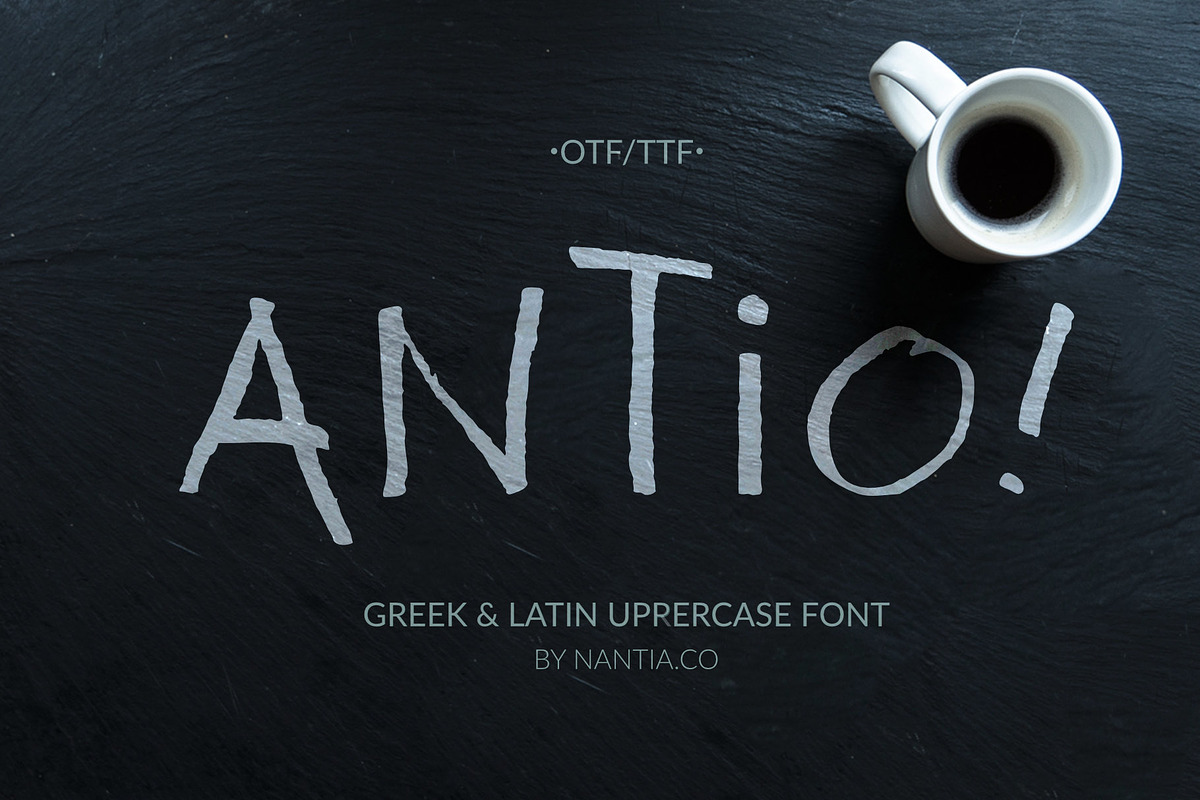 ANTIO! Prokopis | Greek Font Duo in Display Fonts - product preview 8