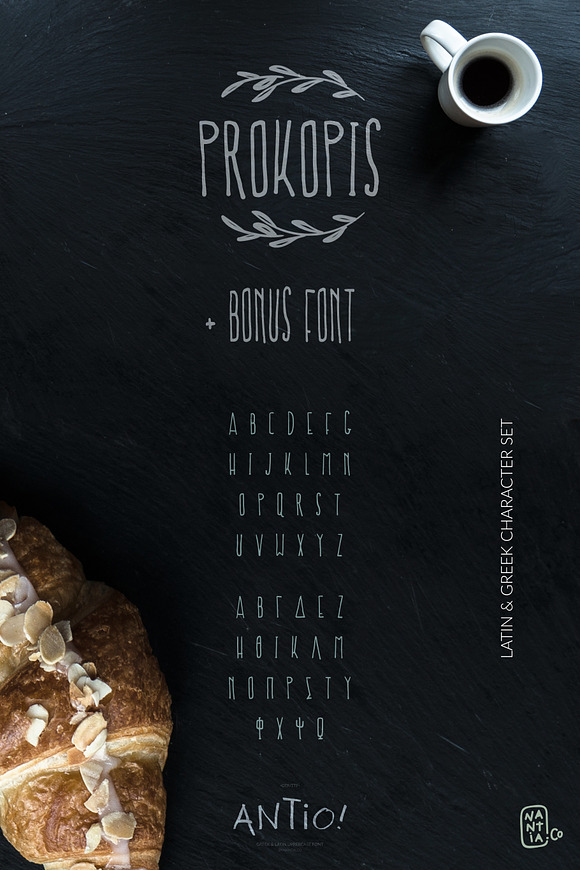 ANTIO! Prokopis | Greek Font Duo in Display Fonts - product preview 10
