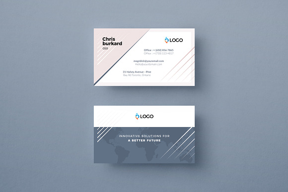 Bundle - Modern Business Cards in Business Card Templates - product preview 1