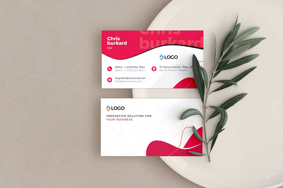 Bundle - Modern Business Cards in Business Card Templates - product preview 6