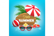 Hello summer poster
